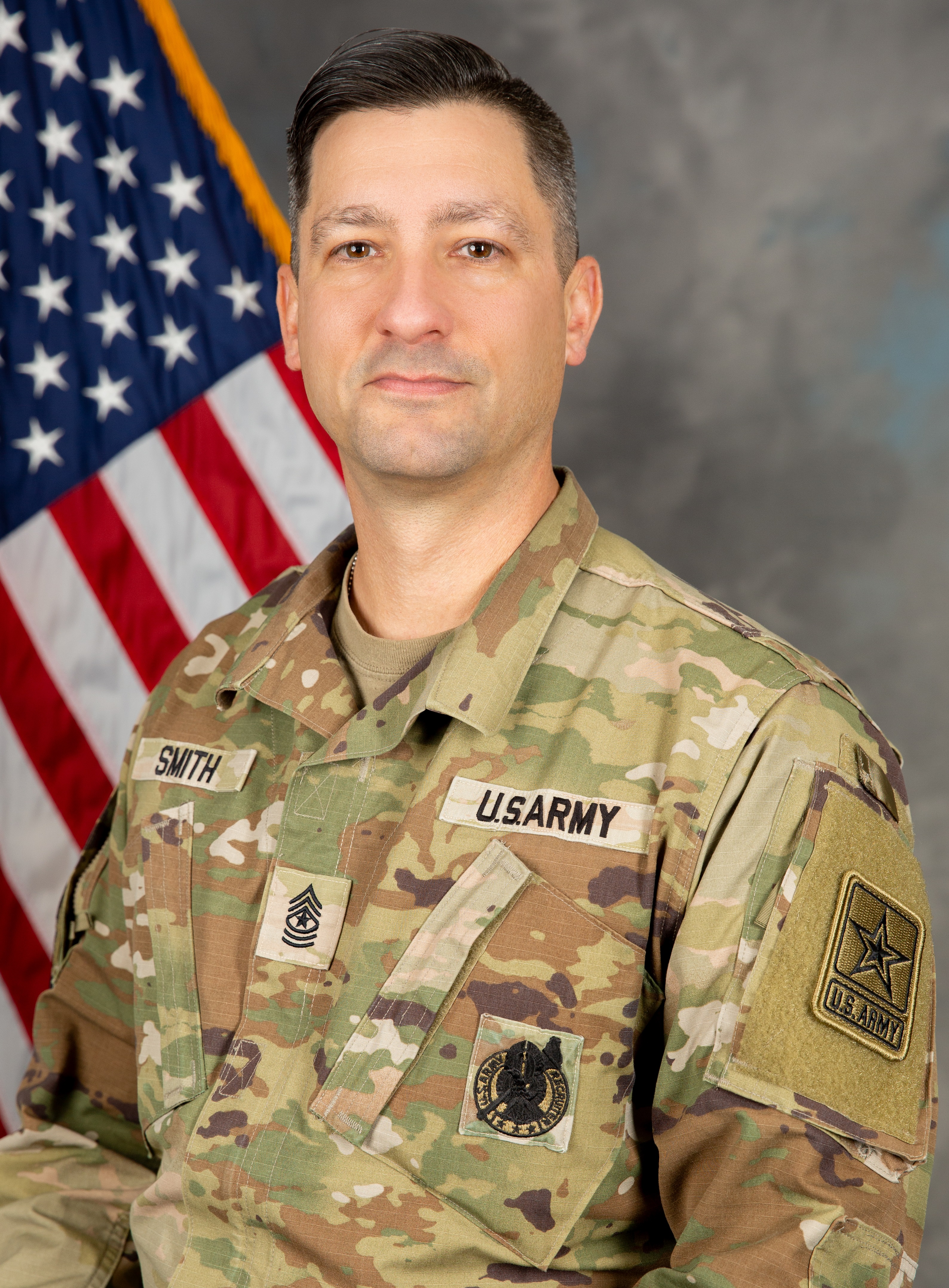 Official headshot of SGM Paul J. Smith